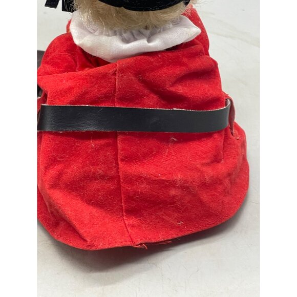 vintage Toyland soldier animated musical Christmas decor figurine red READ - Picture 7 of 9